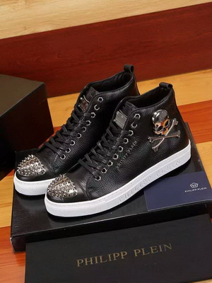 PhiliPP Plein High-Top Fashion Men Shoes--046